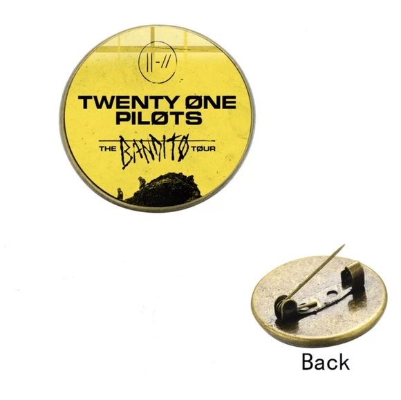 Twenty One 21 Pilots Trench Glass Badge - Picture 2 of 3